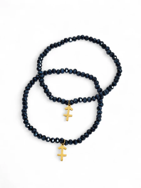 Royalfashion Два женских браслета с подвеской в виде якоря