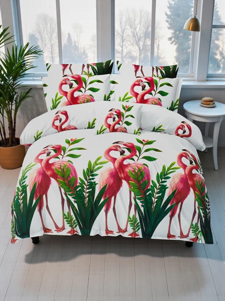 Royalfashion Узорчатое постельное белье 160x200 комплект 4 предмета