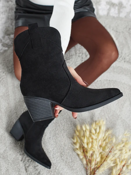 Женские ковбойские сапоги из эко-замши Armelle