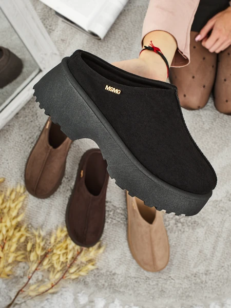 Короткие женские ботинки a'la снегоходы с мехом Calindra