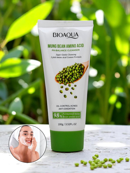 Очищувальна піна з екстрактом бобів