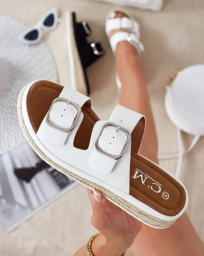 Royalfashion Женские шлепанцы с пряжками Ossfo