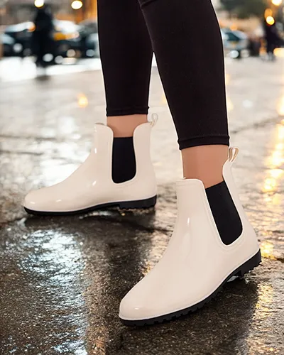 Royalfashion Лакированные женские веллингтоны Serisma