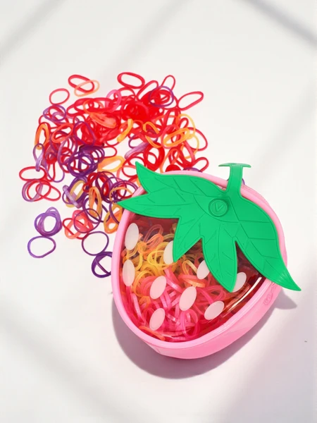 Royalfashion Різнокольорові силіконові гумки Полуниця