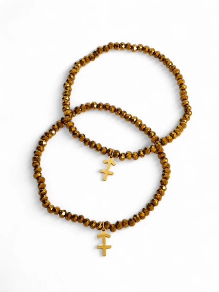 Royalfashion Два жіночі браслети з підвіскою у вигляді якоря