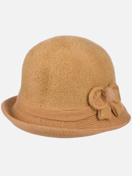 Женская шляпа-котелок с украшением Miss Grace