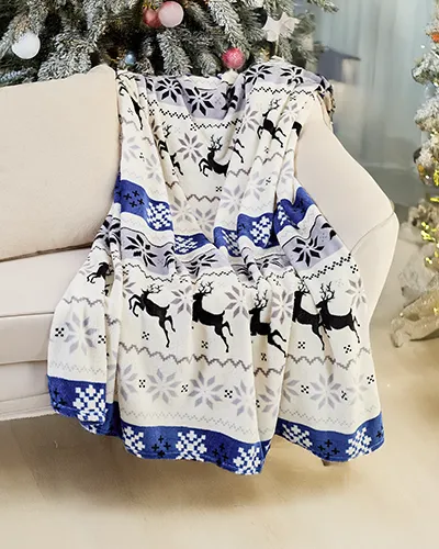 Рождественский плед Royalfashion 160x200