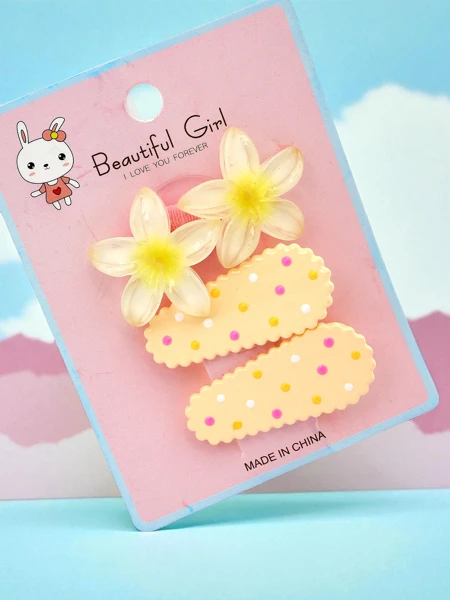 Набор заколок с цветочным мотивом