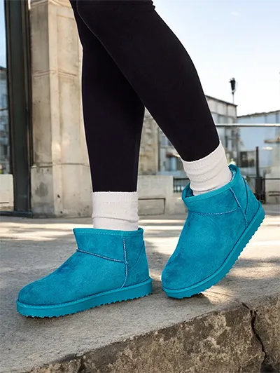 Короткие женские снежные ботинки, как Hozis