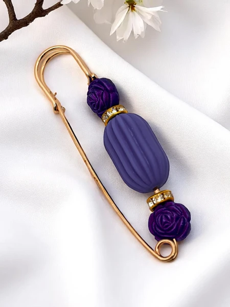 Декоративная женская брошь с розами Rose Charm