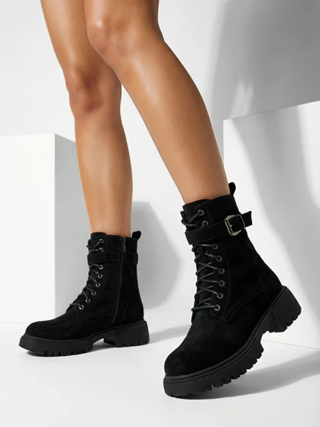 Женские ботинки из эко-замши Ubill