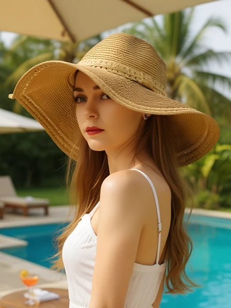 Royalfashion Соломенная шляпа Falina для женщин