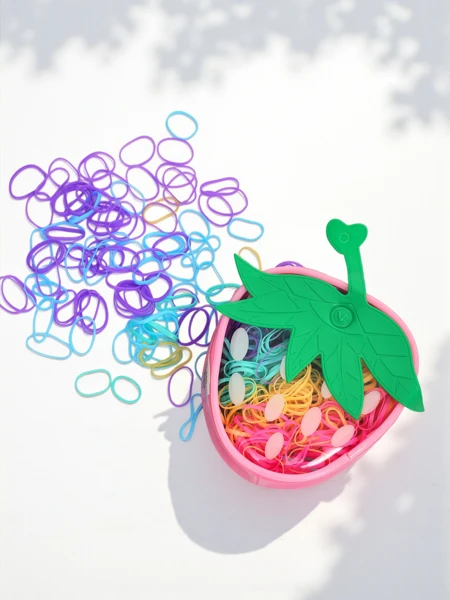 Royalfashion Різнокольорові силіконові гумки Полуниця