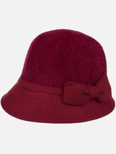 Женская шляпа-котелок с украшением Lady Rose