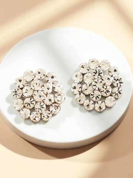 Royalfashion Клипсы для женщин с фианитами