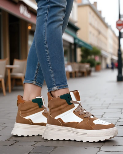 Royalfashion Високі жіночі спортивні туфлі Geeky