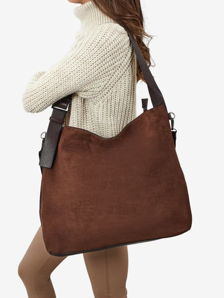 Женская сумка-шоппер из эко-замши Donenn