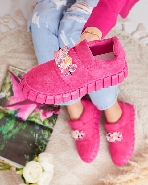 Royalfashion Спортивні напівчеревики з кольоровим камінням Resinello