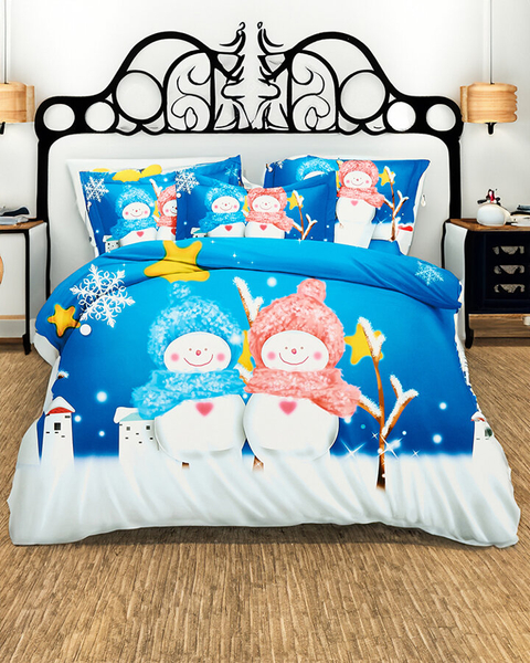 Royalfashion Узорчатое постельное белье 200х220 комплект из 3-х частей