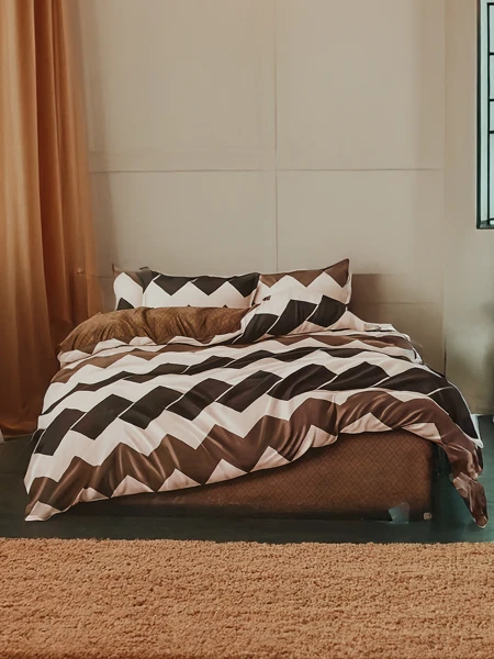 Royalfashion Візерунчаста постільна білизна 180x200 комплект 3 ЧАСТИНИ