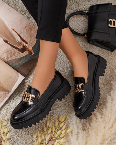 Royalfashion Жіночі лаковані мокасини Bevevra