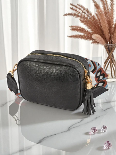 Royalfashion Маленька жіноча сумочка з екошкіри з кольоровим ремінцем Kovi Lace