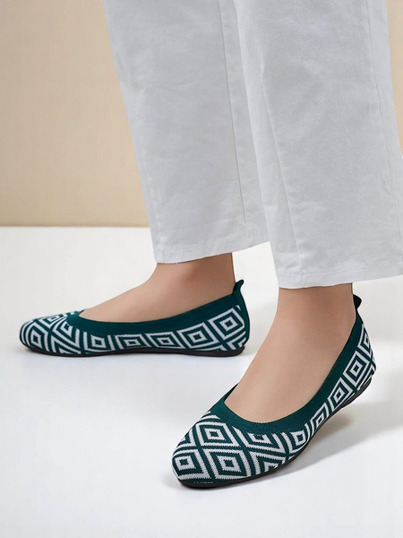 Royalfashion Fabric женские балетки с геометрическим принтом Metric
