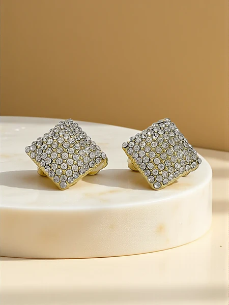 Royalfashion Кліпси сережки жіночі з цирконами