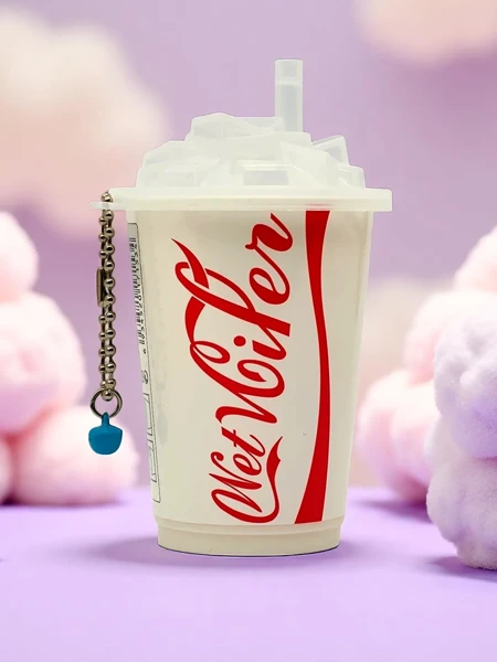 Увлажняющие салфетки в декоративной упаковке в форме стаканчика со льдом 30шт