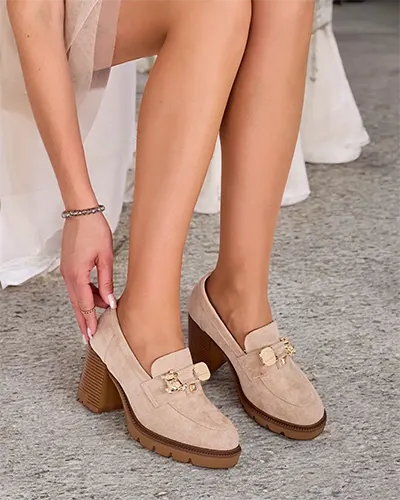 Royalfashion Женские мокасины на высокой шпильке Nezii