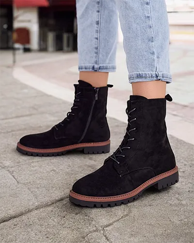 Royalfashion Женские ботинки на шнуровке Gosop