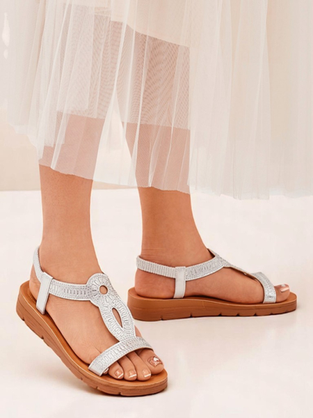 Royalfashion Женские сандалии с декоративными ремешками Ava Shine