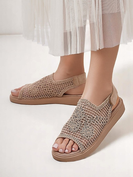 Royalfashion жіночі ажурні сандалі Levay з верхом