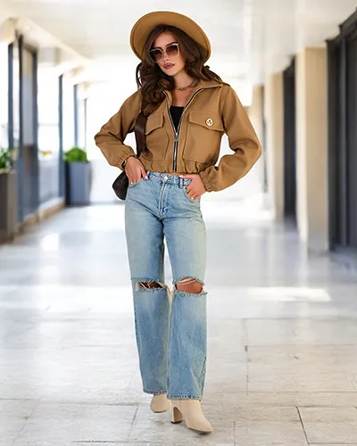 Жіноча куртка-бомбер Royalfashion