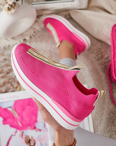 Royalfashion Женские спортивные туфли-слипы с надписью Cerppa