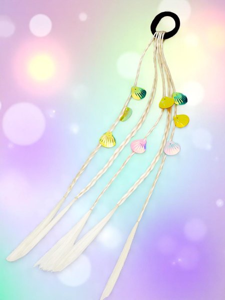 Royalfashion Косички на резинке с ракушками