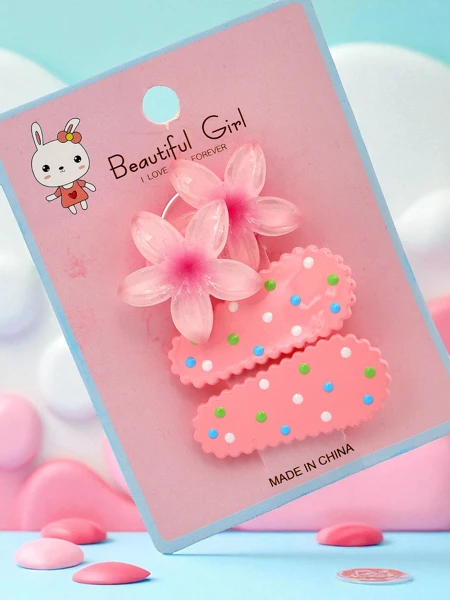 Набор заколок для волос с цветочным мотивом