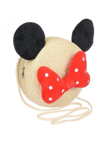 Royalfashion Маленька дитяча солом'яна сумочка Minnie Straw