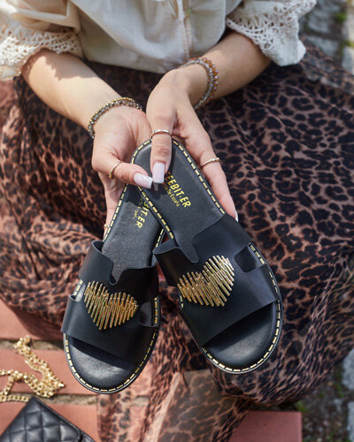 Royalfashion Жіночі шльопанці Ortyca на плоскій підошві