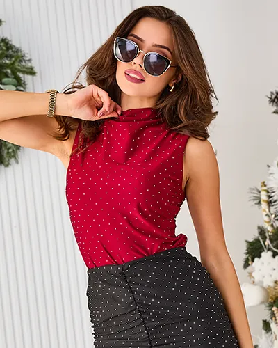 Блузка женская Royalfashion с стразами