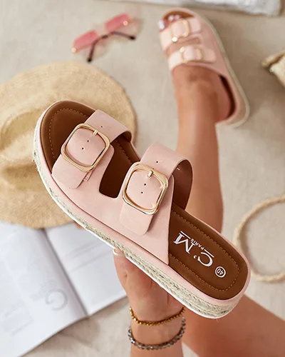 Royalfashion Жіночі шльопанці з пряжками Ossfo