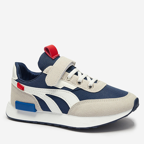 Дитячі спортивні туфлі темно-синьо-сірого кольору Kaxo- Footwear