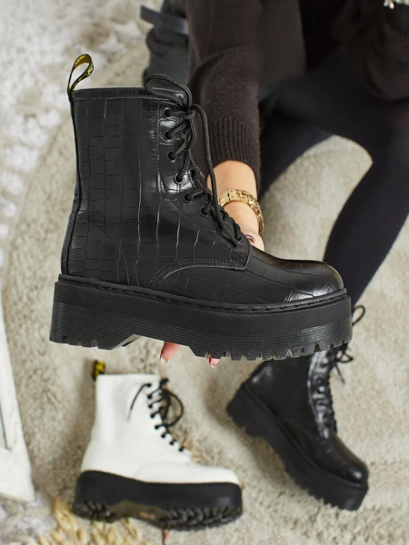 Женские ботинки-рабочие с тиснением Arvessa