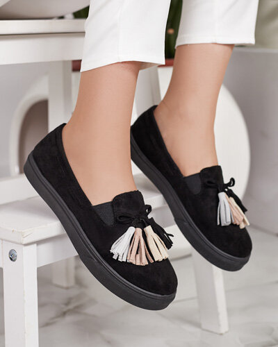 Royalfashion Жіночі мокасини з китицями Bererto