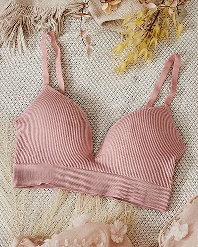 Женский ребристый бюстгальтер Royalfashion