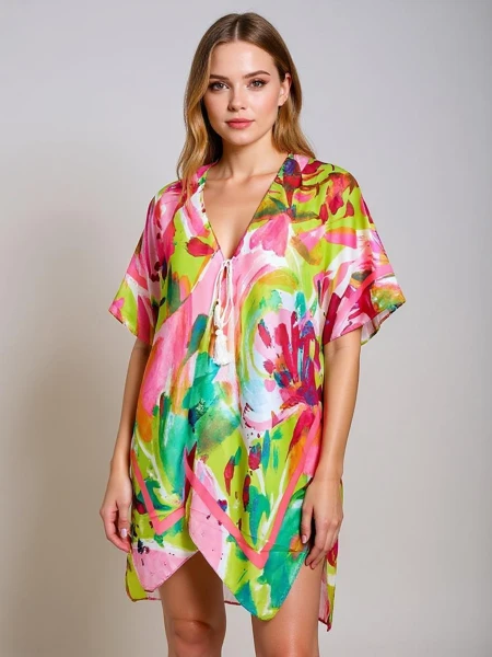 Royalfashion Парео - Женская летняя пляжная туника с узорчатым дизайном Wild Coast