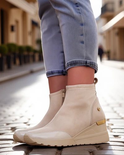 Royalfashion Женские ботильоны на танкетке Zarricos