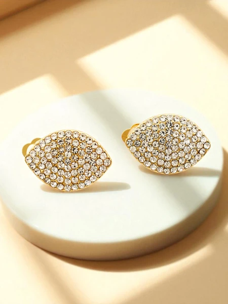 Royalfashion Женские клипсы с фианитами