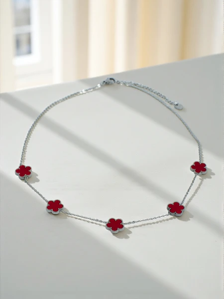 Намисто Aurelia Clavis з перламутром у золотій оправі