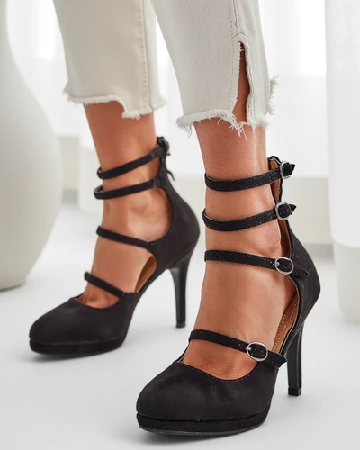 Royalfashion Жіночі туфлі на підборах з ремінцями Celose